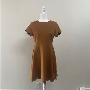 Pappagallo faux suede dress